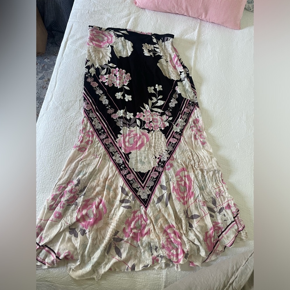 Free People floral skirt